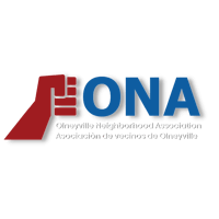 the logo for the olympia neighborhood association